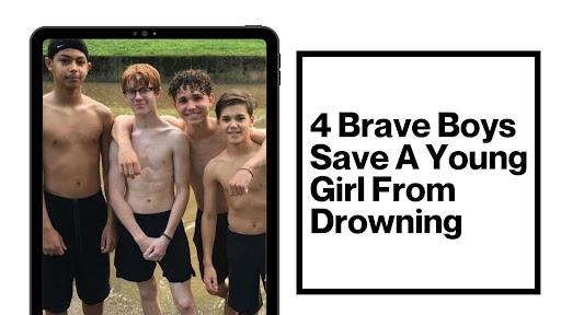 4 Brave Boys Save A Young Girl From Drowning – Get Unlimited Free Burgers For A Lifetime