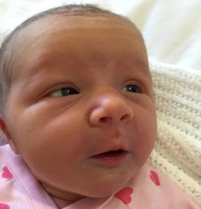 Anthony Maslin and Marite Norris, the parents who lost their three children in the downing of flight MH17, welcomed Violet May Maslin on Tuesday.