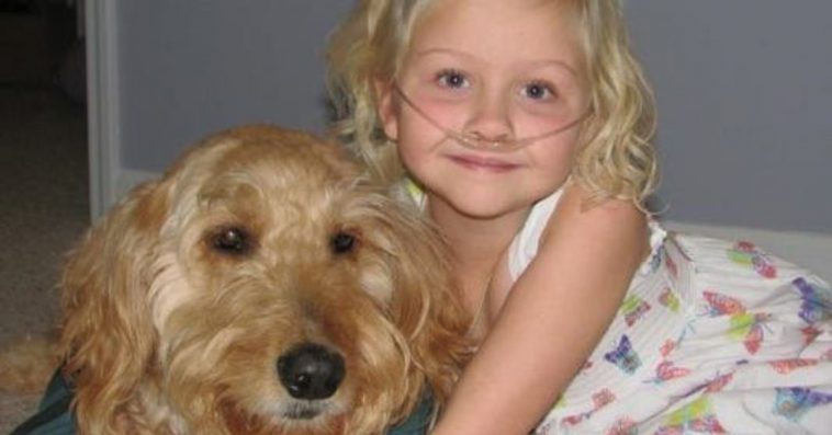 A Young Girl's Dog Is Her Lifeline