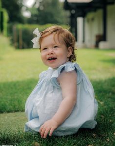 During the Platinum Jubilee, the Duke and Duchess of Sussex took a fresh photo of Lilibet on her first birthday at Frogmore Cottage. Photo Credits - Misan Harriman PA