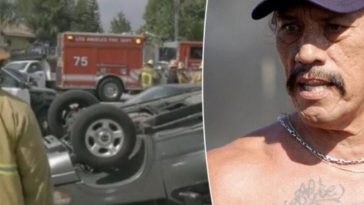 75-Yr-Old Actor Danny Trejo Runs To Save A Kid With Special Needs After Seeing A Car Flipped Upside Down