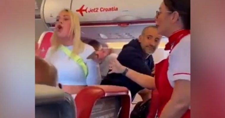 A Flight From Manchester To Turkey Was Diverted After A Female Passenger Engaged The Crew In An Ugly Fight