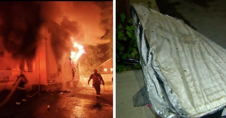 Boston Resident Uses An Old Mattress To Help Save A Mother And Two Children From A Burning Building