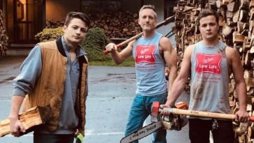 Dad And Twin Sons Cut 80 Truckloads Of Firewood And Distributed It To Needy Families