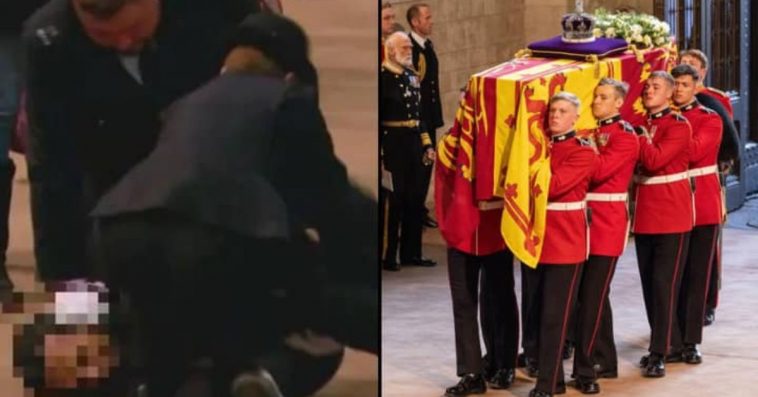 One Of The Men Tackled For Attempting To Touch The Queen's Coffin Said That He Intended To "Confirm She Was Dead