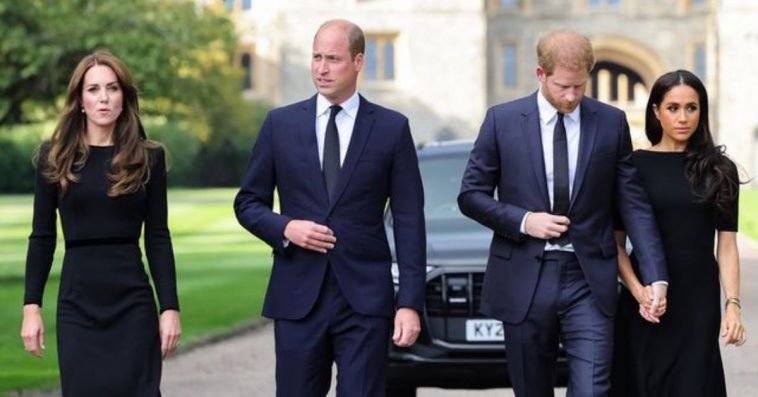 William, Harry, Catherine, And Meghan Come Together To Commemorate Queen Elizabeth II