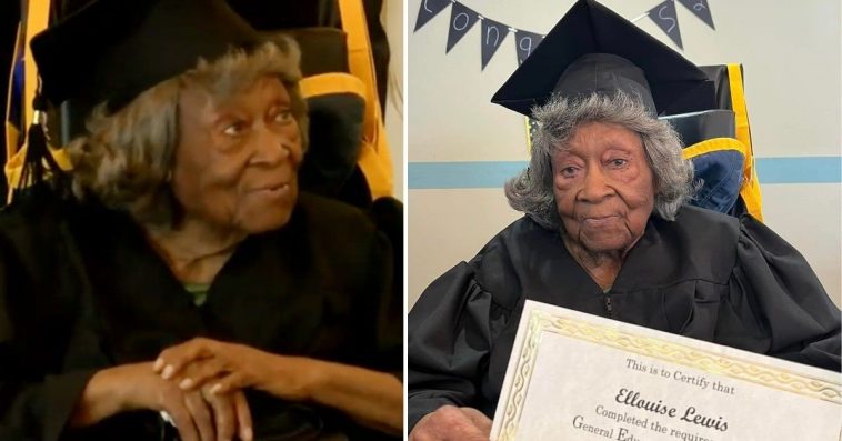 90-Year-Old Mom Achieves Lifelong Ambition By Receiving High School Diploma