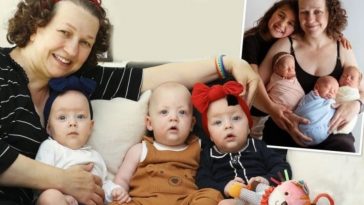 At 45, I Had Triplets And Am Also Their Granny Since My Kind-Hearted Daughter Gave Me The Best Present