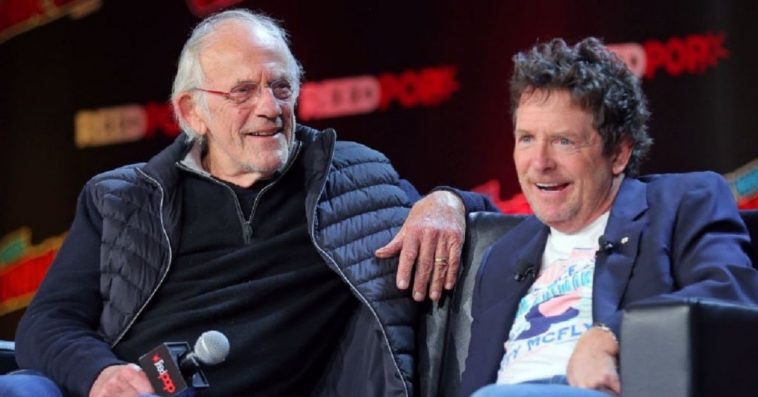 Christopher Lloyd And Michael J. Fox Reunited At Comic-Con
