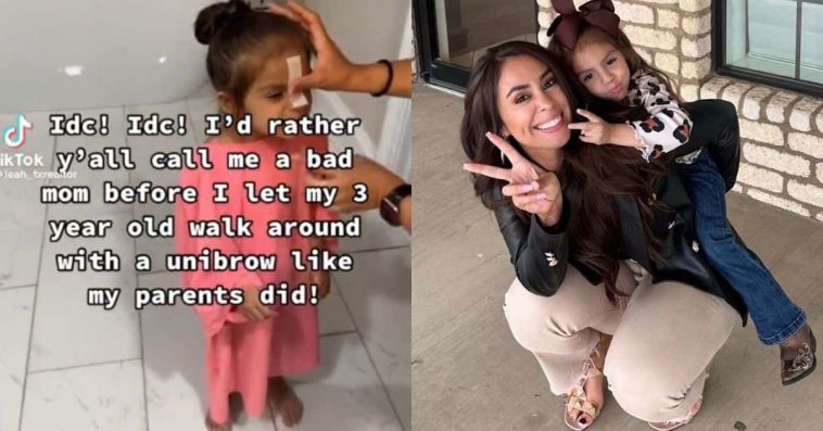 Internet Is Divided By Video Of Mother Waxing 3-Year-Old's Unibrow