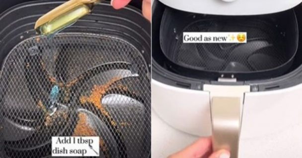 Mother Provides The "Easiest" Air Fryer Cleaning Tip That Doesn't Involve Scrubbing