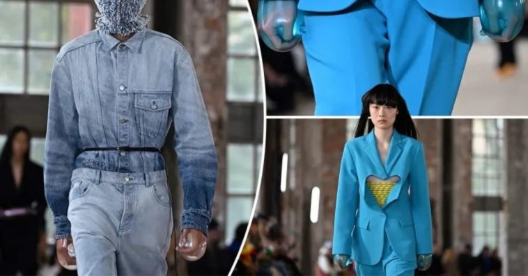 The Newest Accessory At Paris Fashion Week Is Condom Gloves
