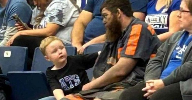 Coal Miner Hurried From Work To Watch Basketball With Son. He's Currently Receiving VIP Tickets